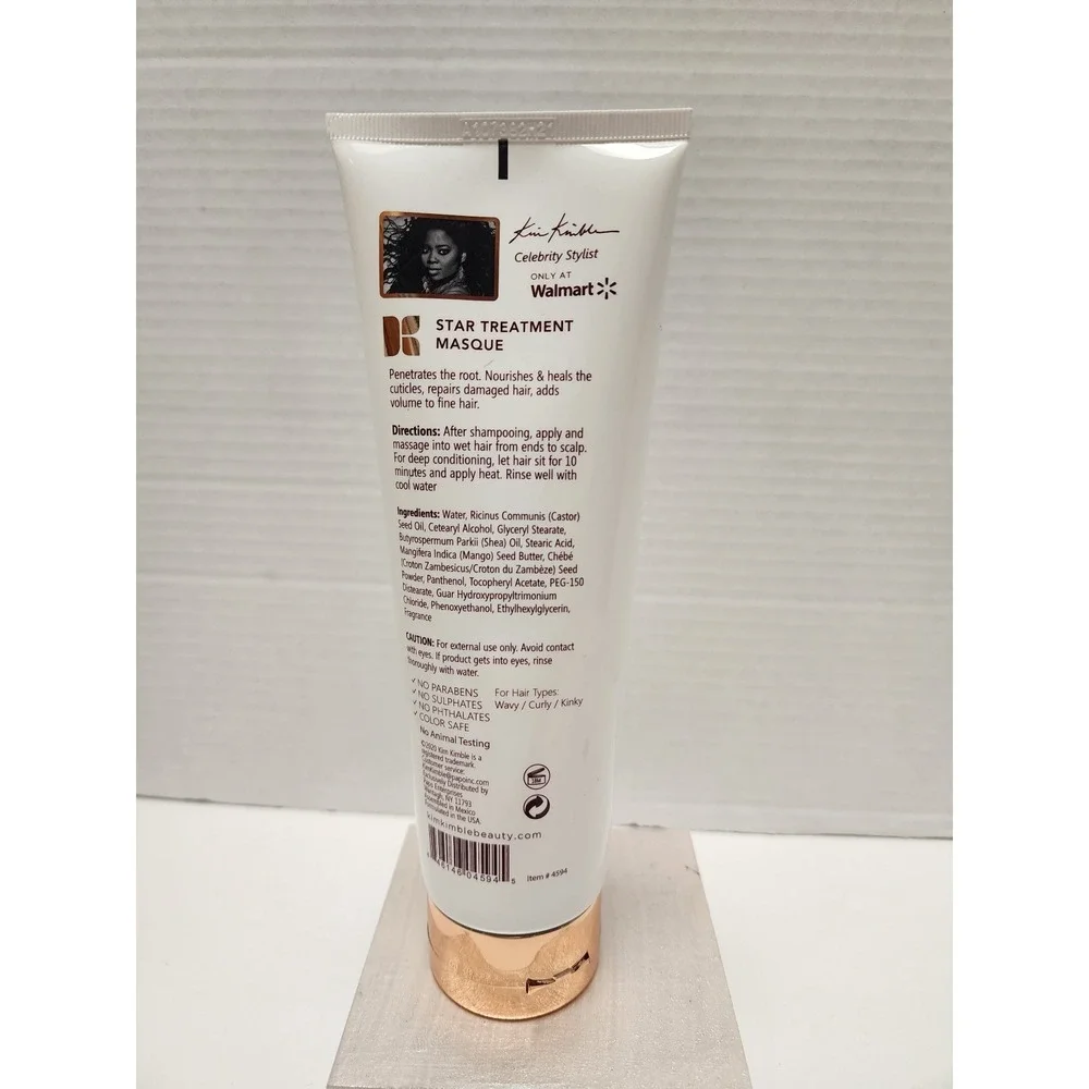 New Kim Kimble Star Treatment Masque damaged thinning Hair castor seed oil chebe